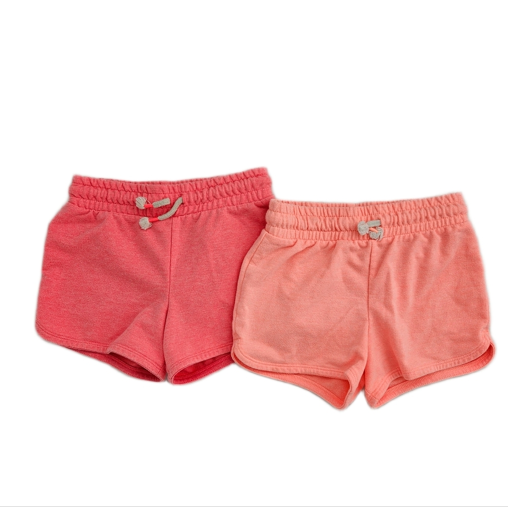 Cat & Jack Kids' Pink and Peach Shorts Set Medium